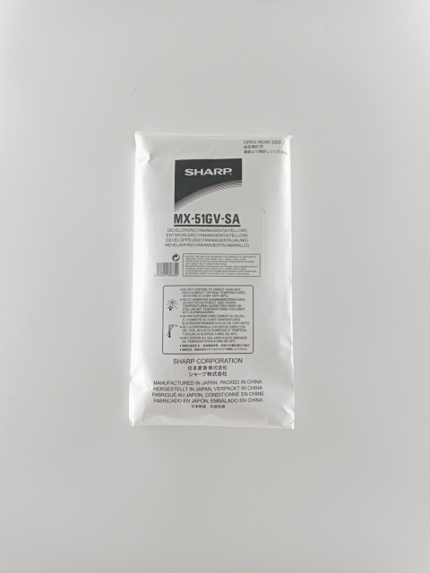 SHARP MX-51GVSA Oryginalny zestaw kolorowych developerów